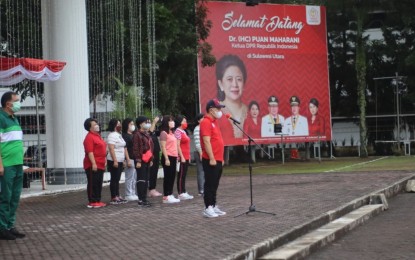 Sekdaprov Kawatu Pimpin Apel Olahraga Bersama Sekaligus Ikuti Senam Indonesia Cinta Tanah Air