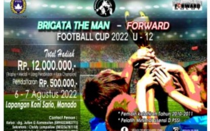 Anggota DPRD Sulut Vs JIPS-Forward  Kompetisi Pembuka dalam Turnamen Football Cup U-12