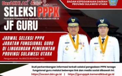 Pemprov Sulut Buka 3.279 Formasi Jabatan Guru PPPK SMA/SMK/SLB