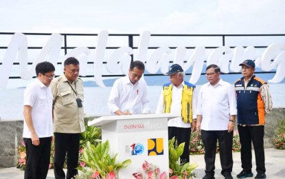 Presiden Jokowi Resmikan Kawasan Pantai Malalayang