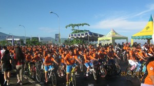 Bike to School dan Safety Riding menjadi kegiatan spektakuler Dirlantas Polda Sulut di akhir pekan, Sabtu (22/11)