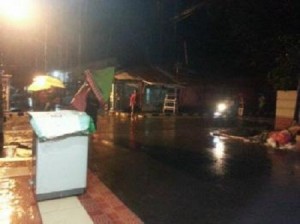 Kondisi potensi banjir mulai nampak semalam dan membuat warga yang tinggal di sekitar DAS harus dievakuasi pemerintah Kota manado.