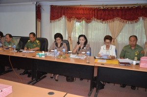 Rapat persiapan kegiatan nasional dalam rangka Bulan Bhakti Gotong Royong dan hari Gerak PKK