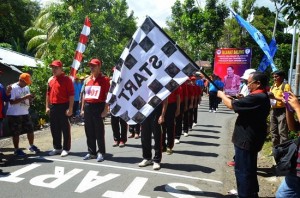 Lomba Jalan Sehat PKB di Wawonasa, Sabtu (25/4)