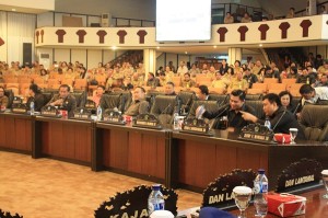 Suasana sidang Paripurna.