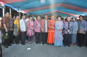 Gubernur dan Wagub serta rombongan pejabat teras pemprov bersafari lebaran di Bolmong Raya.